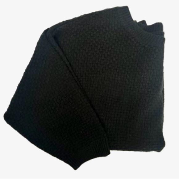 Soho Black Short Sleeve Sweater, Size XS - Picture 8 of 8